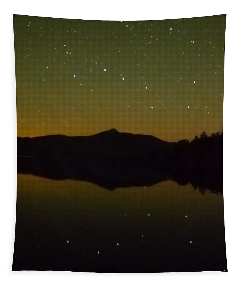 Brenda Tapestry featuring the photograph Chocorua Stars by Brenda Jacobs