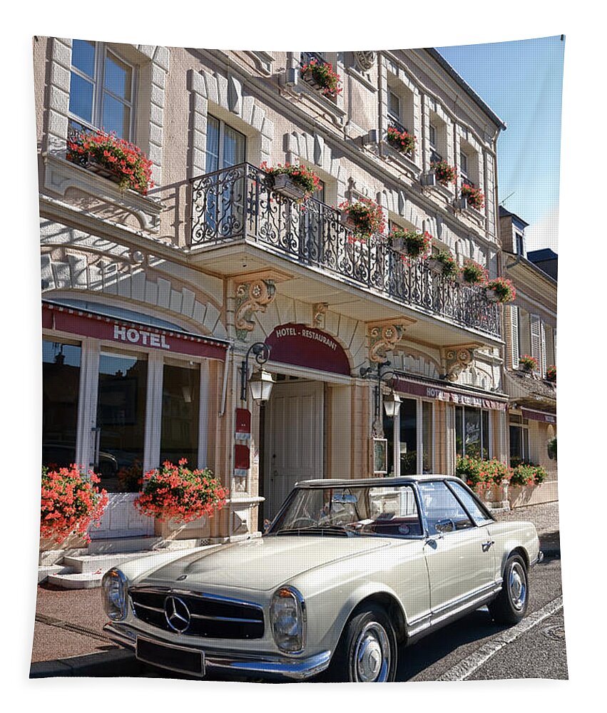 Mercedes Tapestry featuring the photograph Classic Elegance by Olivier Le Queinec