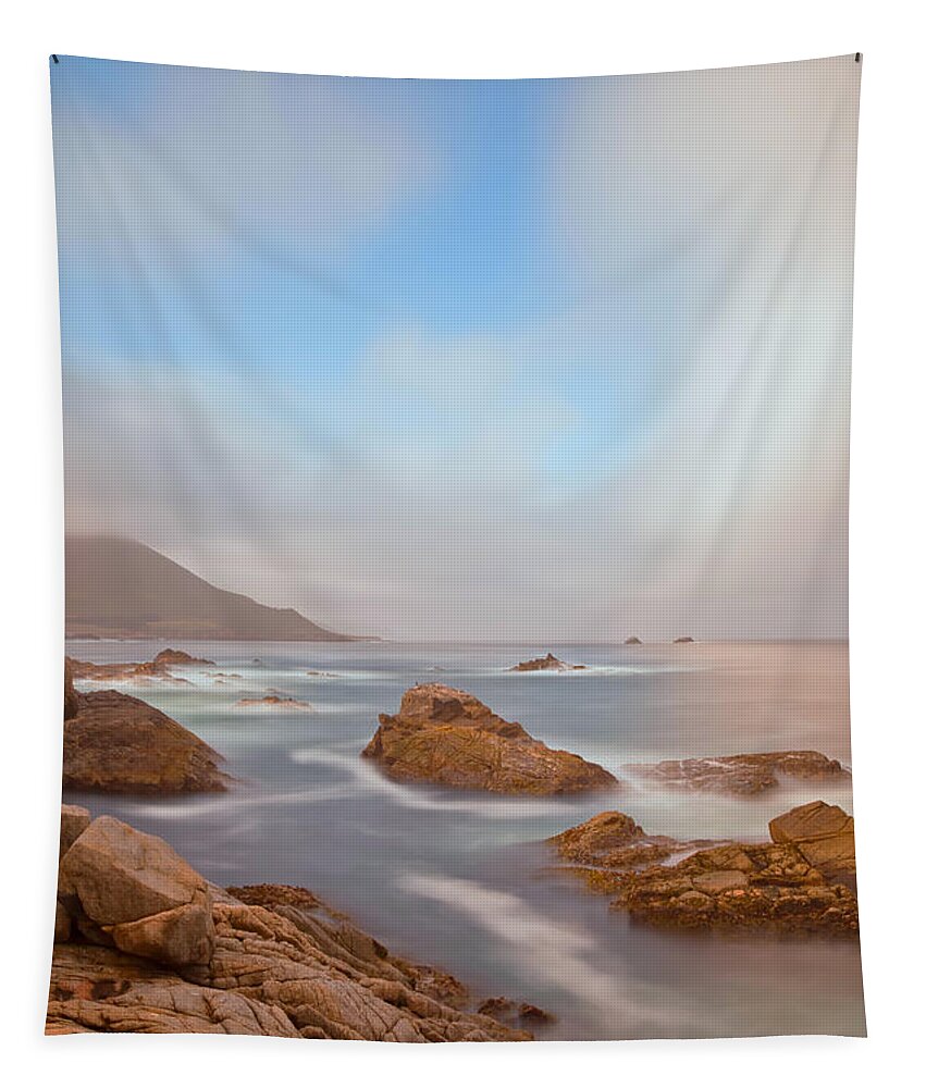 American Landscapes Tapestry featuring the photograph Clearing Fog by Jonathan Nguyen