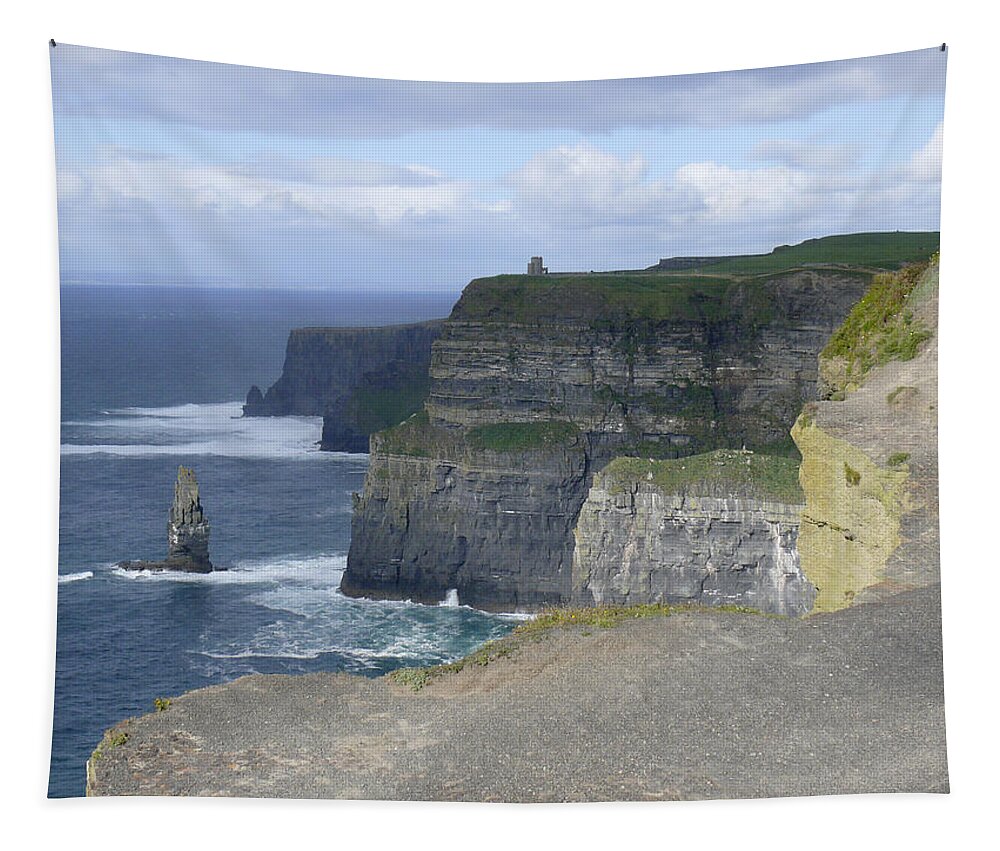 Travel Tapestry featuring the photograph Cliffs of Moher 4 by Mike McGlothlen