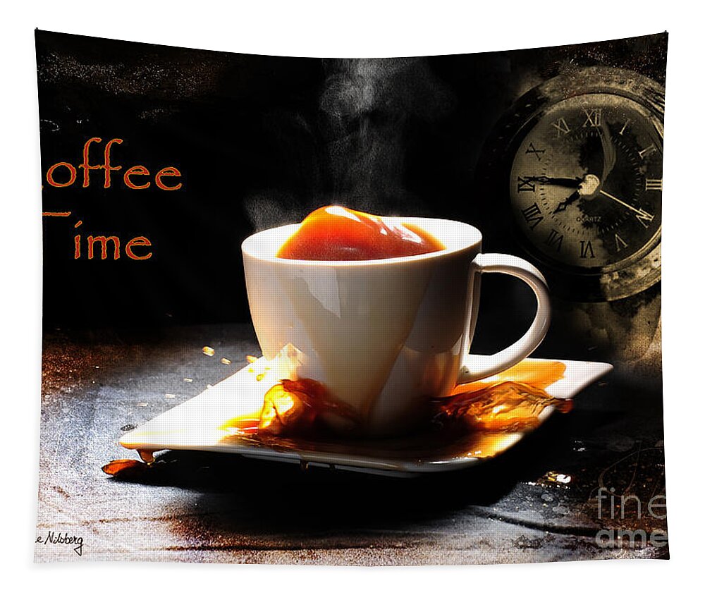 Coffee Tapestry featuring the photograph Coffee Time by Randi Grace Nilsberg