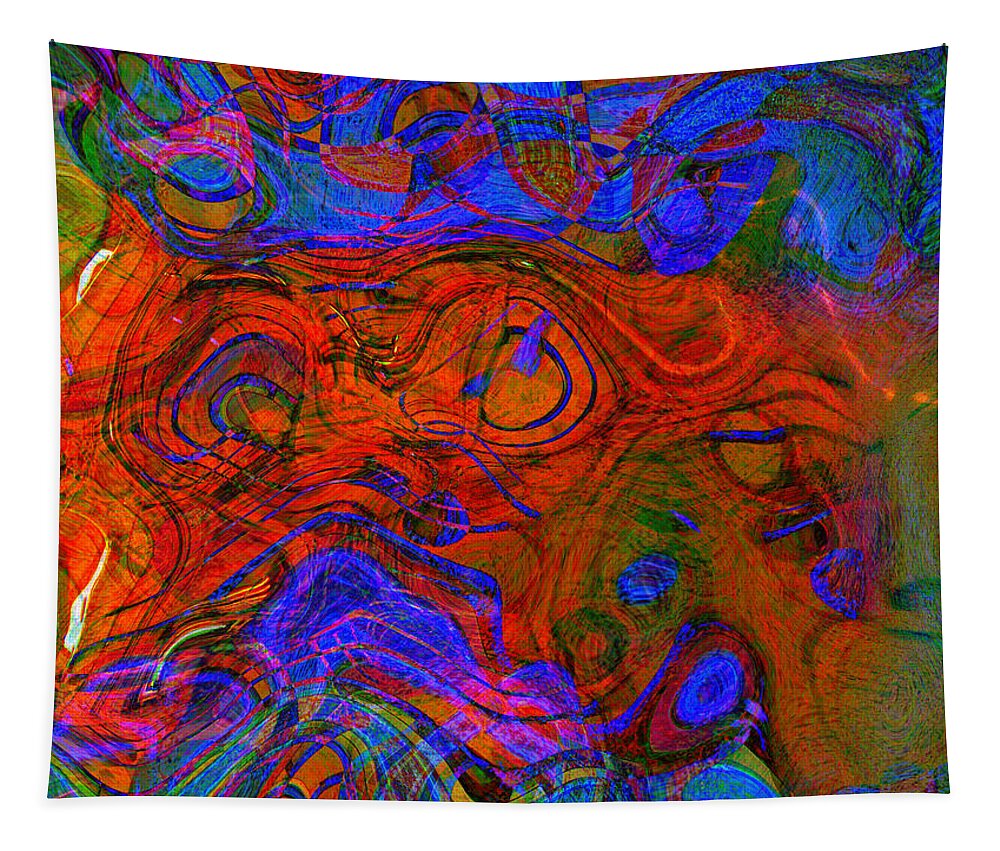 Abstract Tapestry featuring the photograph Color Me Beautiful Please by Julie Lueders 