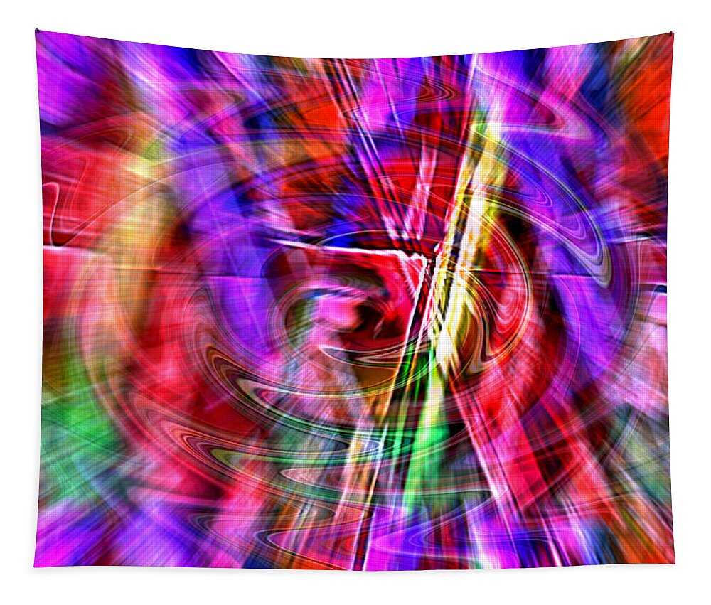 Color Play Tapestry featuring the digital art Color Play by Kellice Swaggerty