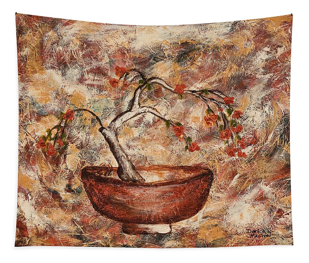 Copper Bowl Tapestry featuring the painting Copper Bowl by Darice Machel McGuire