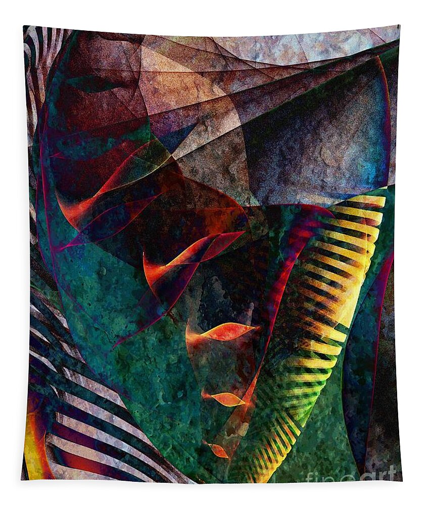 Cornucopia Tapestry featuring the digital art Cornucopia by Klara Acel