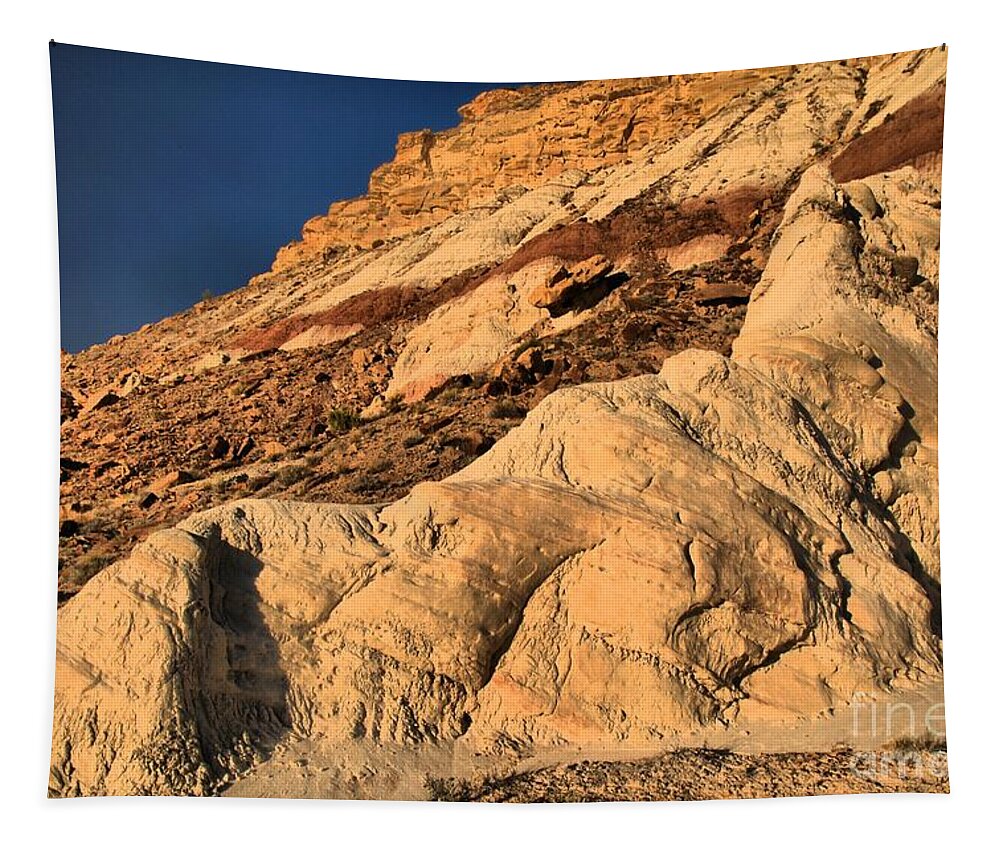 Escalante National Monument Tapestry featuring the photograph Cottonwood Badlands by Adam Jewell