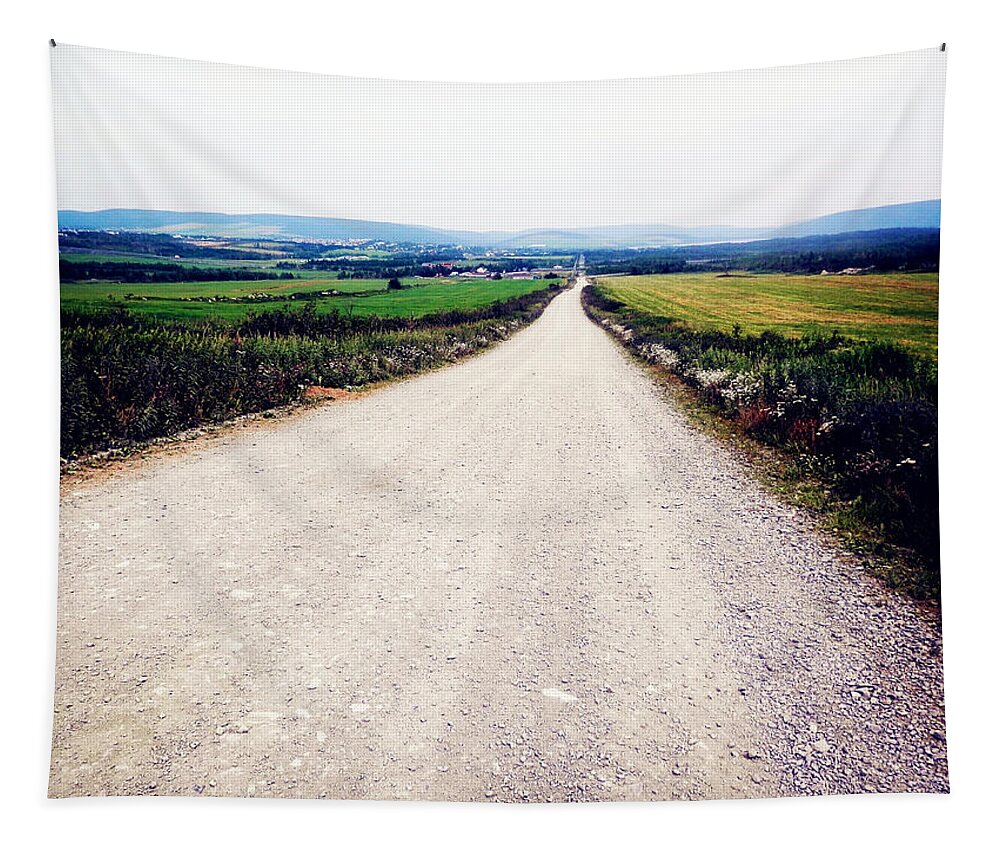 Country Road Tapestry featuring the photograph Country Road by Zinvolle Art