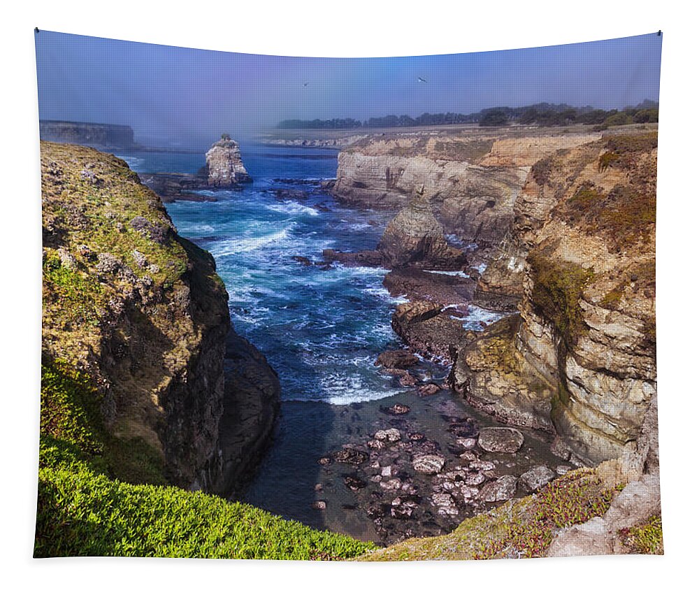Cove Tapestry featuring the photograph Cove on the Mendocino Coast by Kathleen Bishop