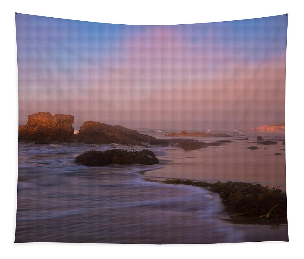 Crystal Cove State Park Tapestry featuring the photograph Crystal Cove State Park by Ronda Kimbrow