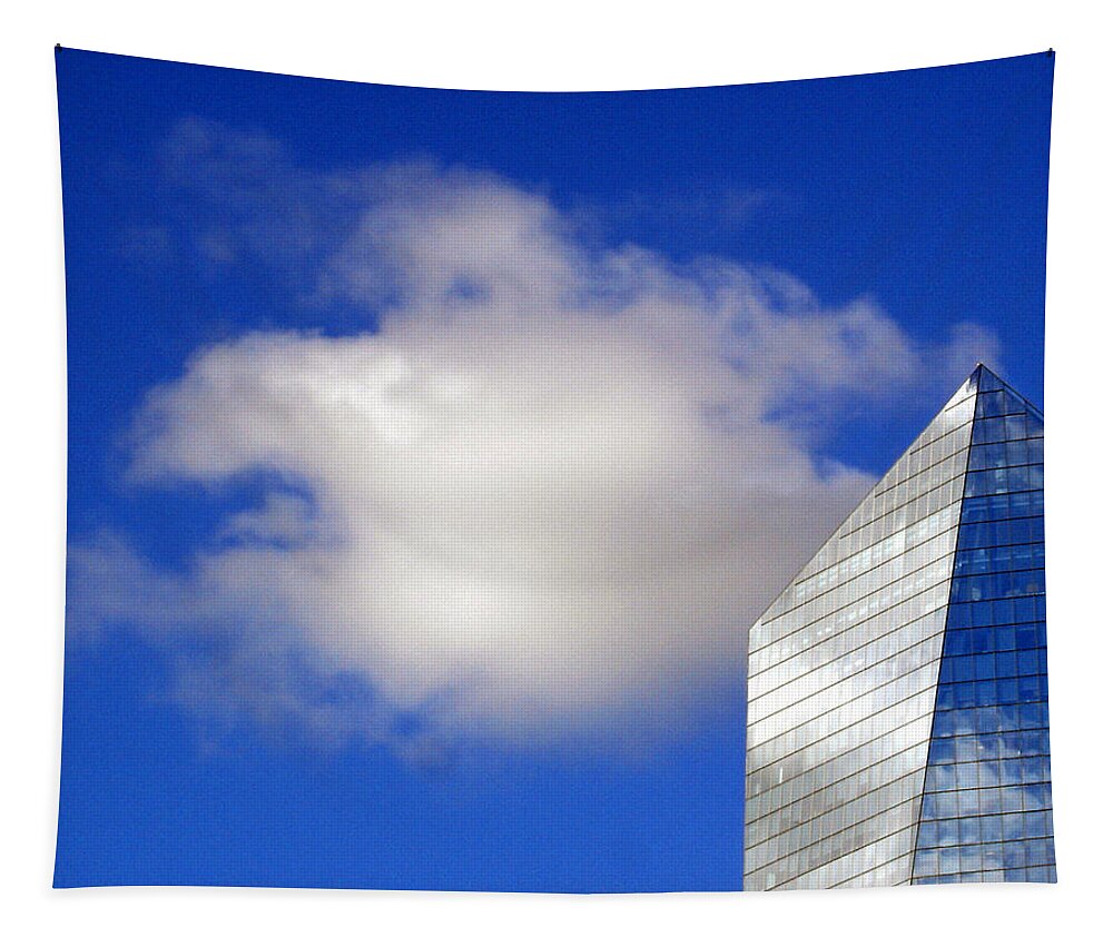 Landscape Tapestry featuring the photograph Cumulus and Cira by Lisa Phillips