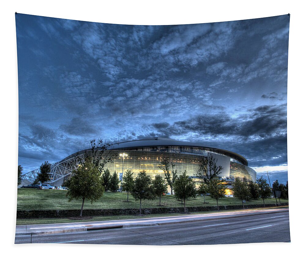 Dallas Cowboys Tapestry featuring the photograph Dallas Cowboys Stadium by Jonathan Davison