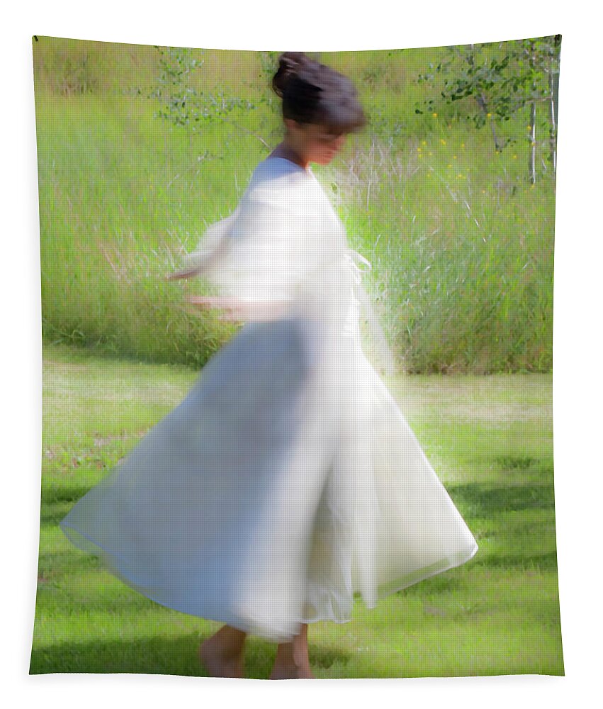 Impressionist Tapestry featuring the photograph Dancing In The Sun by Theresa Tahara