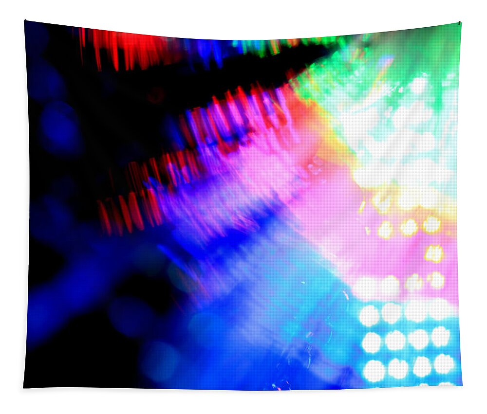 Abstract Tapestry featuring the photograph Dancing Queen by Dazzle Zazz