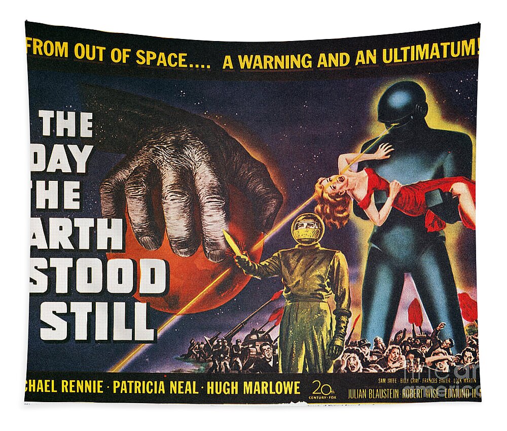 1951 Tapestry featuring the photograph Day The Earth Stood Still by Granger