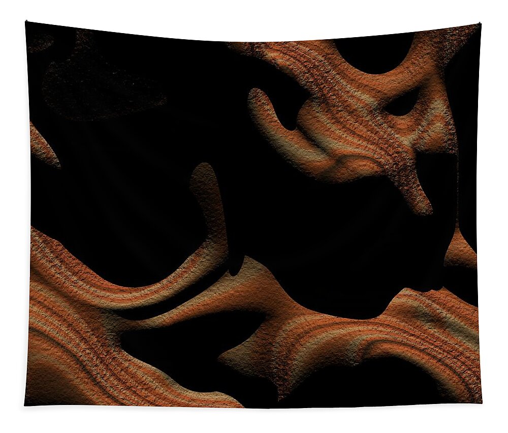 3d Tapestry featuring the digital art Daybreak Mars by Lyle Hatch