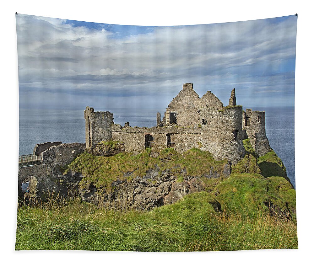 Dunluce Tapestry featuring the photograph Days Gone By by Betsy Knapp