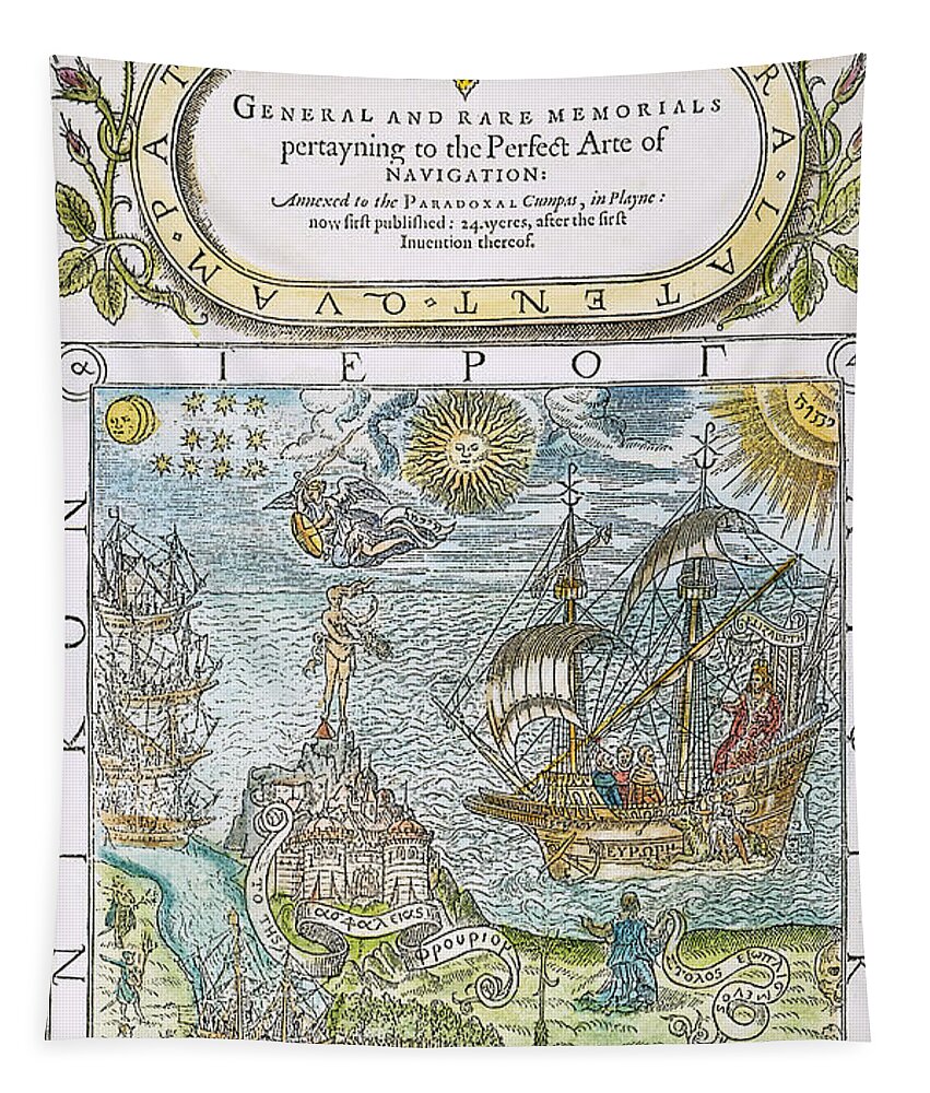 1577 Tapestry featuring the photograph Dee Navigation by Granger
