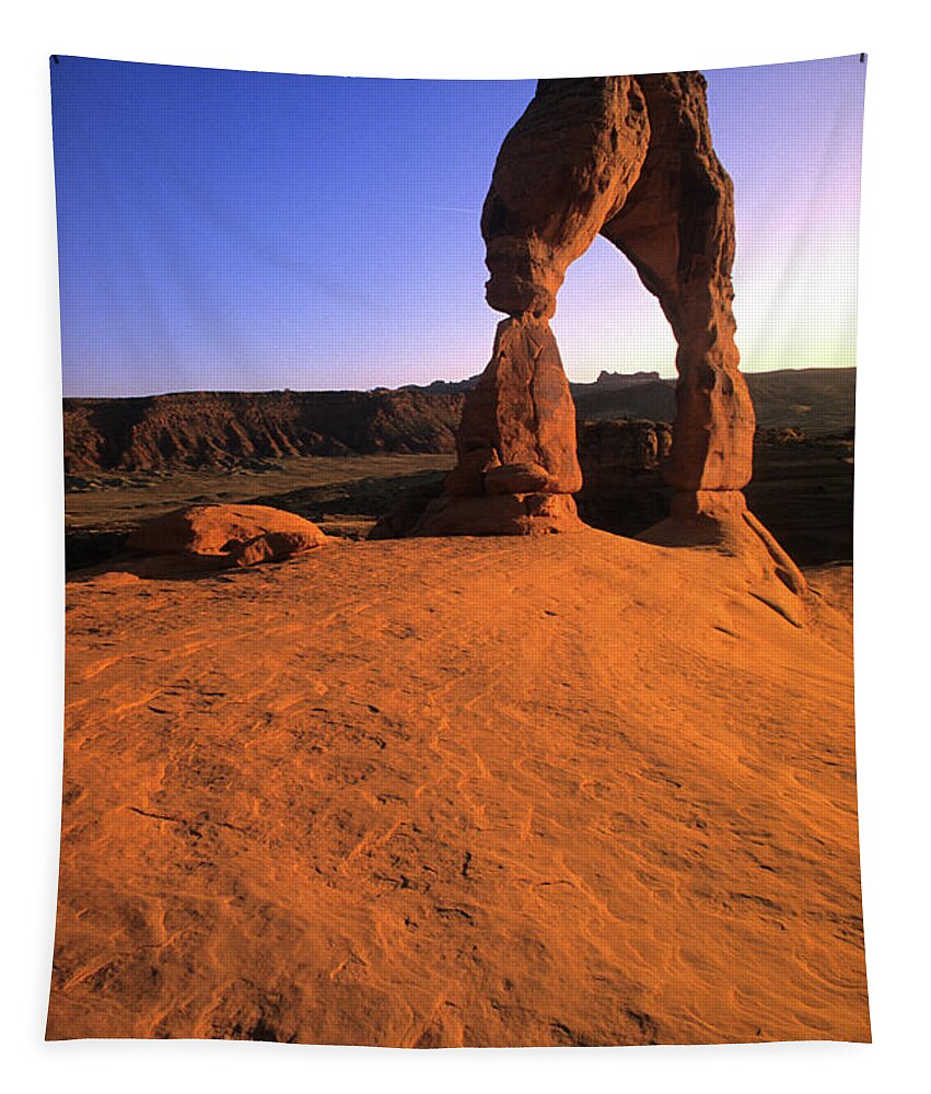 Delicate Arch Tapestry featuring the photograph Delicate Arch by Bob Christopher