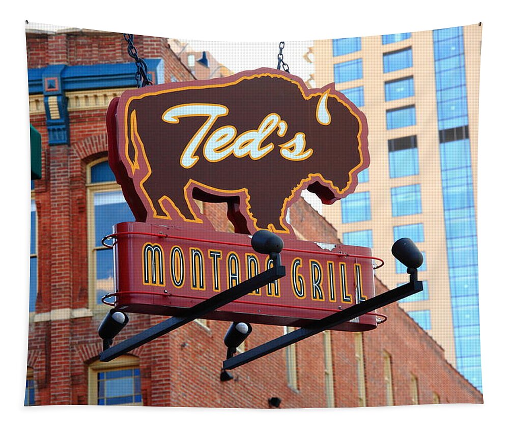 America Tapestry featuring the photograph Denver - Ted's Montana Grill by Frank Romeo