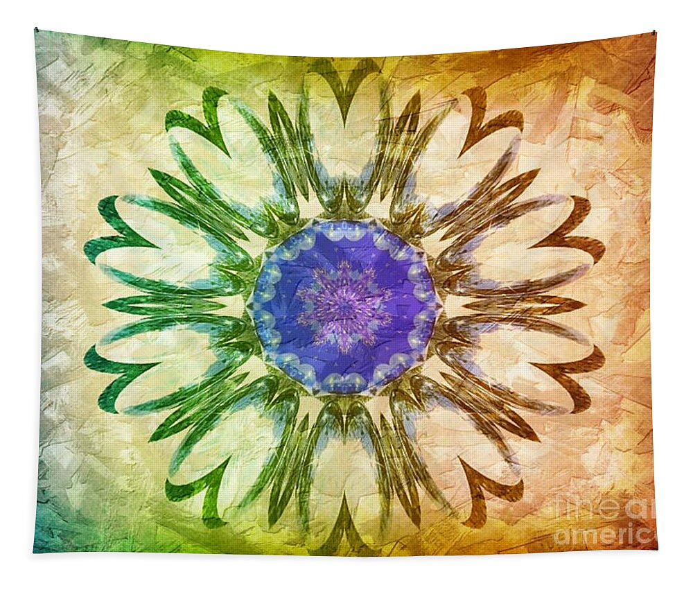 Kaleidoscope Tapestry featuring the photograph Divine Warmth by Judy Palkimas