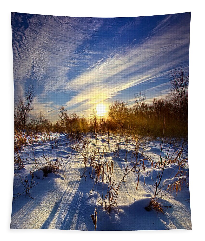 Sunrise Tapestry featuring the photograph Don't Stop Believin' by Phil Koch