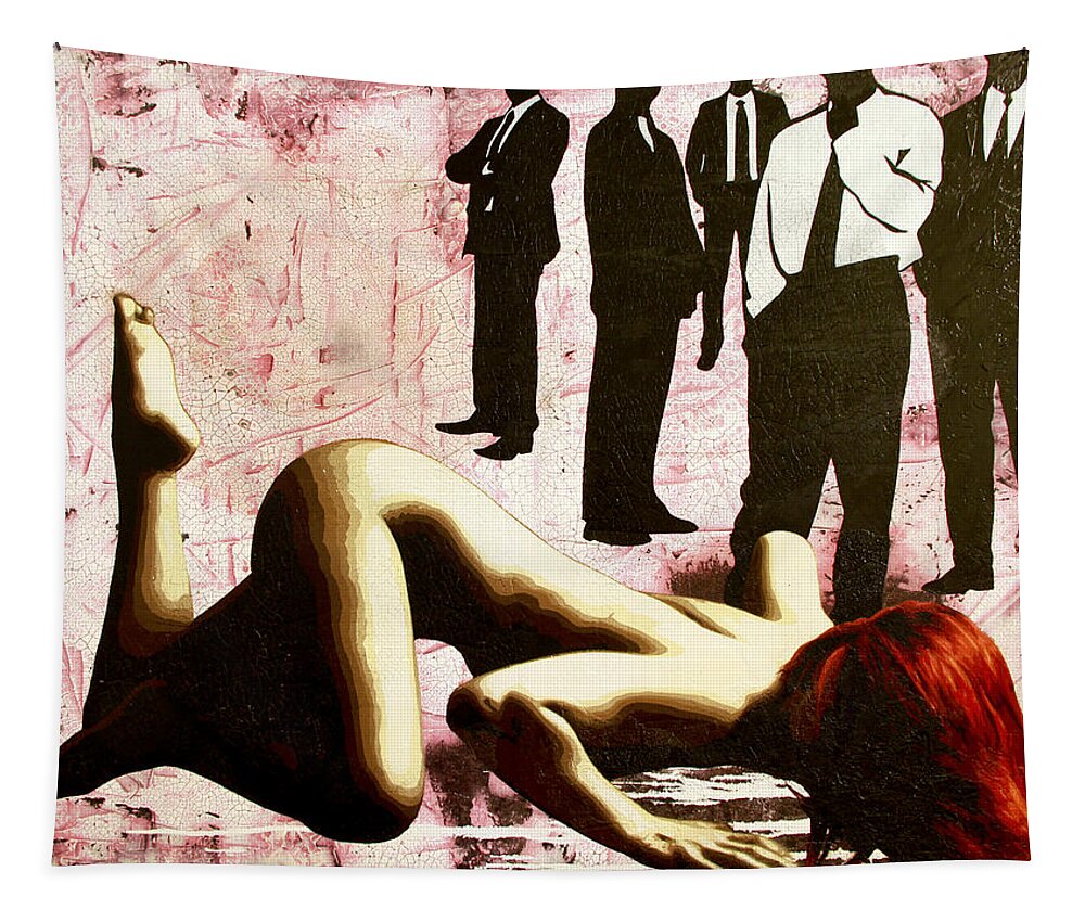 Submission Tapestry featuring the painting Don't You Know What You Are? by Bobby Zeik