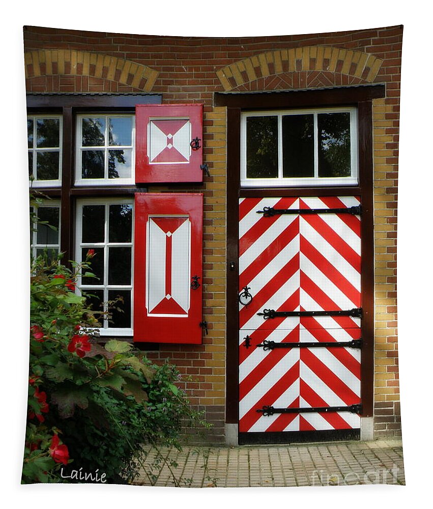 Doors And Windows Tapestry featuring the photograph Dutch Door Designs by Lainie Wrightson