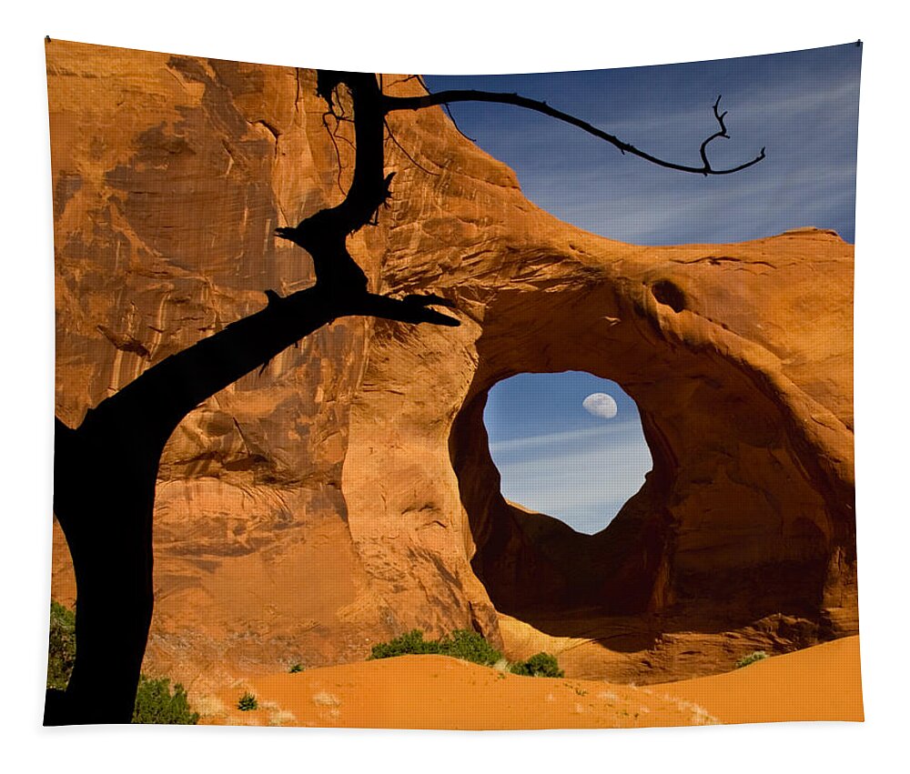 Landscape Tapestry featuring the photograph Ear Of The Wind by Susan Candelario