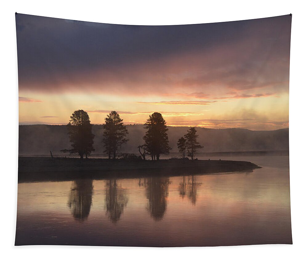 Early Tapestry featuring the photograph Early Morning in the Valley by Tranquil Light Photography