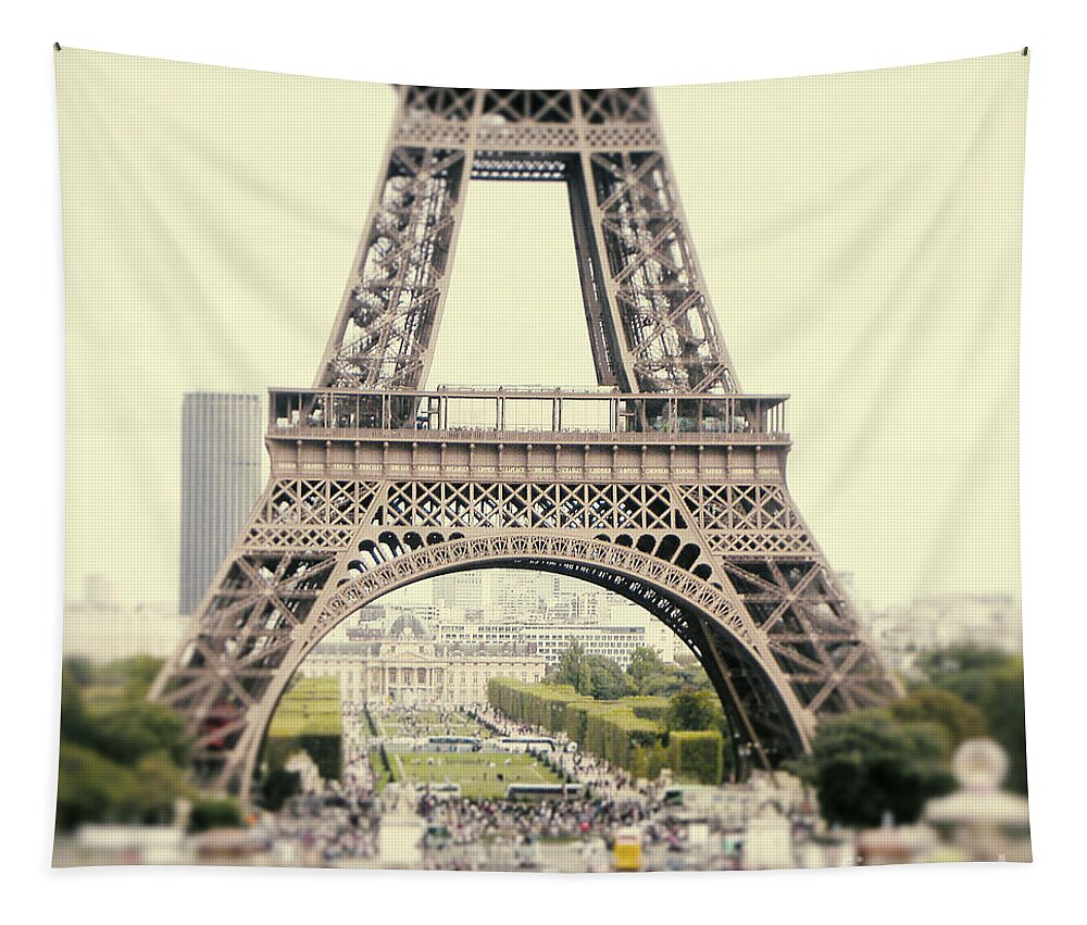 Photography Tapestry featuring the photograph Eiffel Tower by Ivy Ho