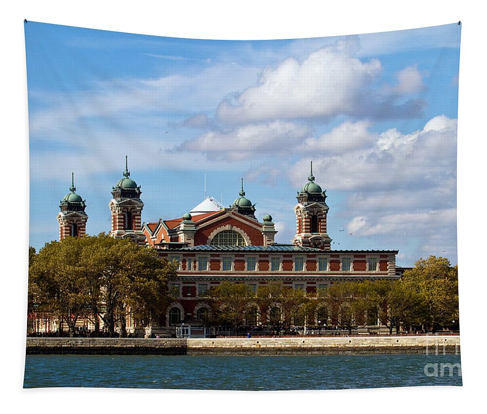 Nyc Tapestry featuring the photograph Ellis Island by Eleanor Abramson