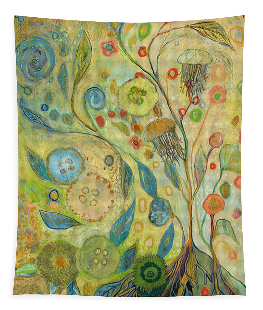 Underwater Tapestry featuring the painting Embracing the Journey by Jennifer Lommers