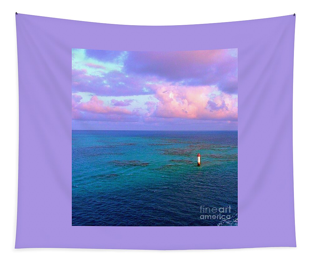 Clouds Tapestry featuring the photograph Endless Horizon by Judy Palkimas