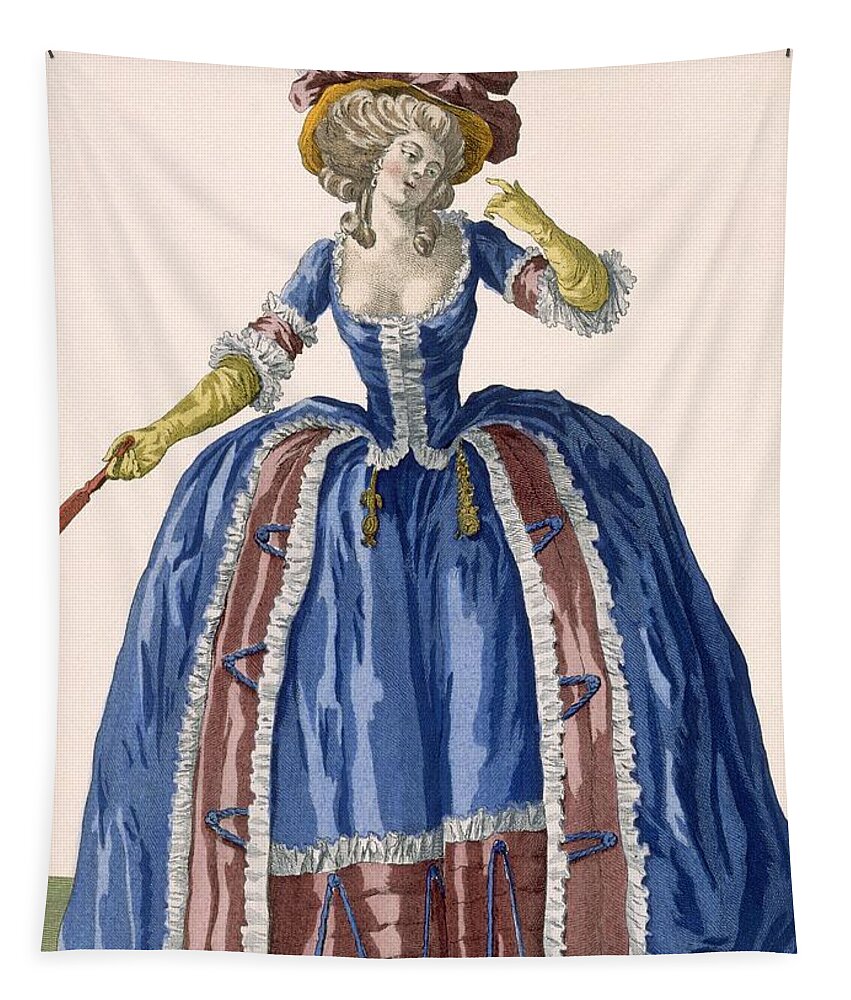 Костюм Франции 18 века в стиле рококо