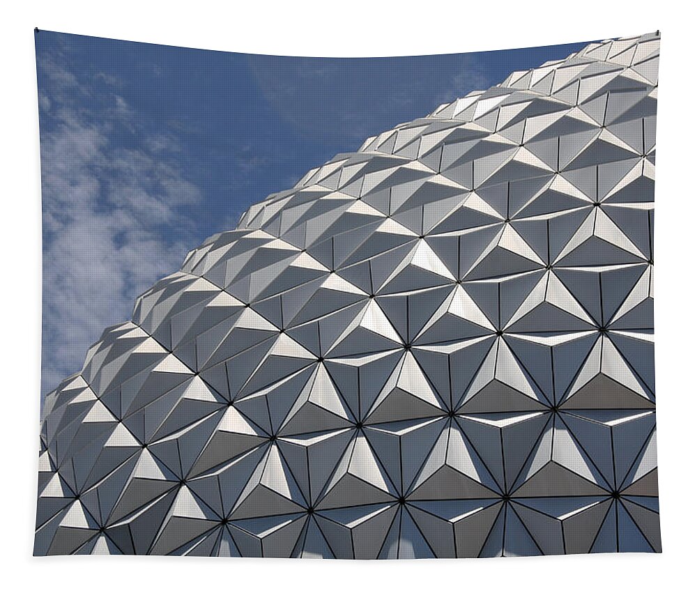 Disney Tapestry featuring the photograph Epcot Wonder by David Nicholls