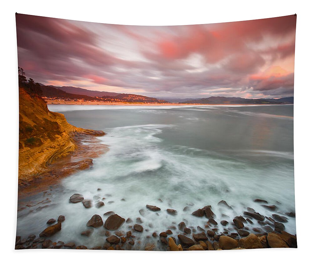 Long Exposure Tapestry featuring the photograph Escaping Reality by Darren White