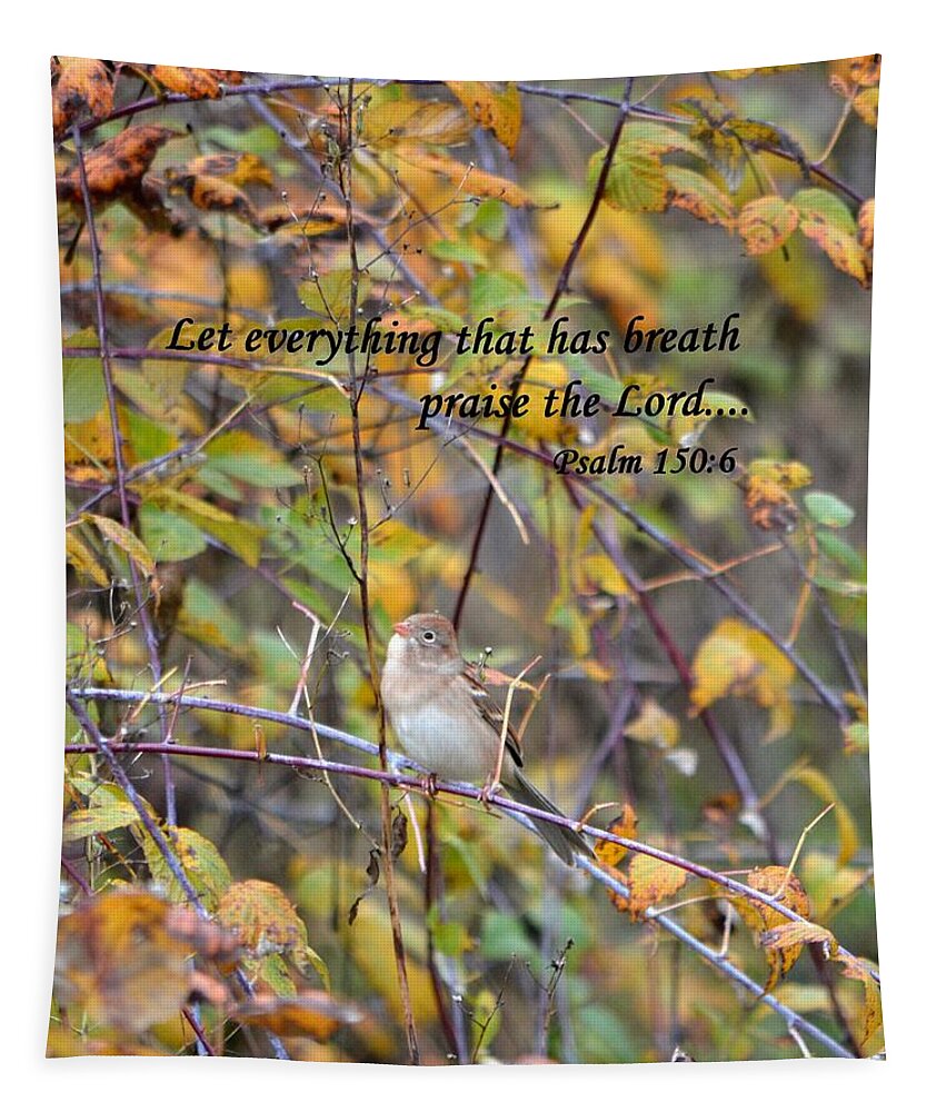 Bird Tapestry featuring the photograph Everything That Has Breath by Deena Stoddard