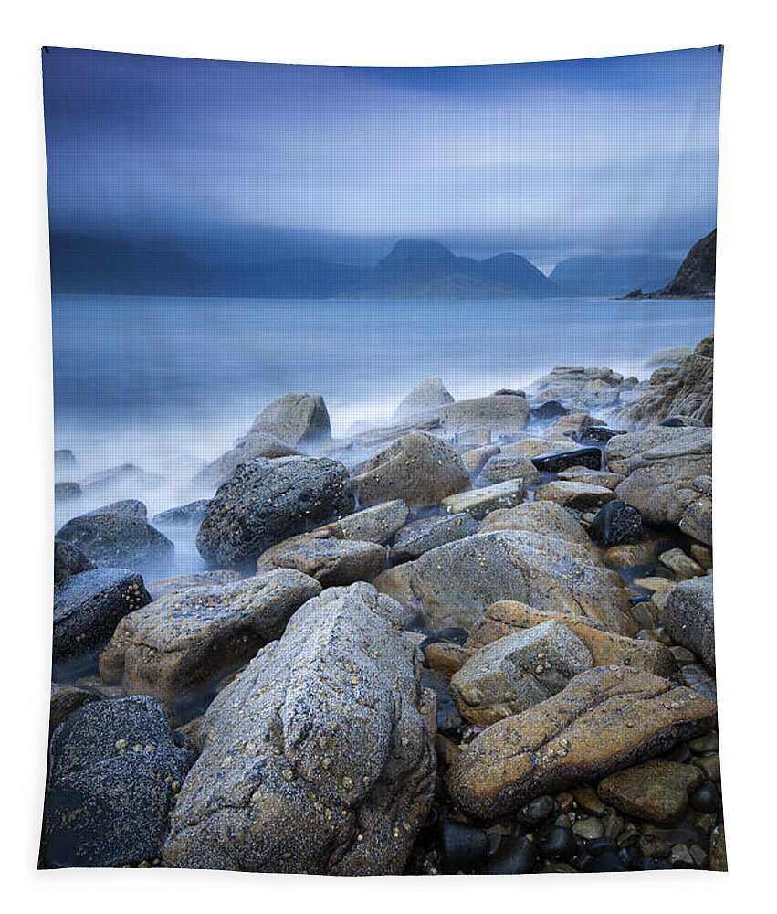 Coast Tapestry featuring the photograph Exquisite Elgol by David Lichtneker