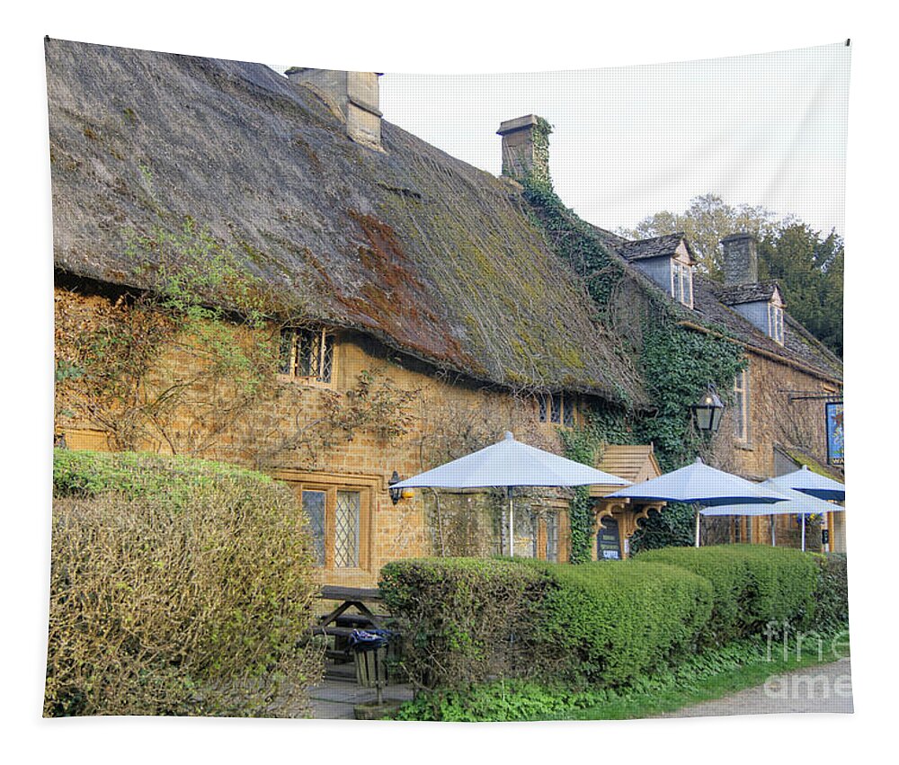 Pub Tapestry featuring the photograph Falkland Arms Pub by David Birchall