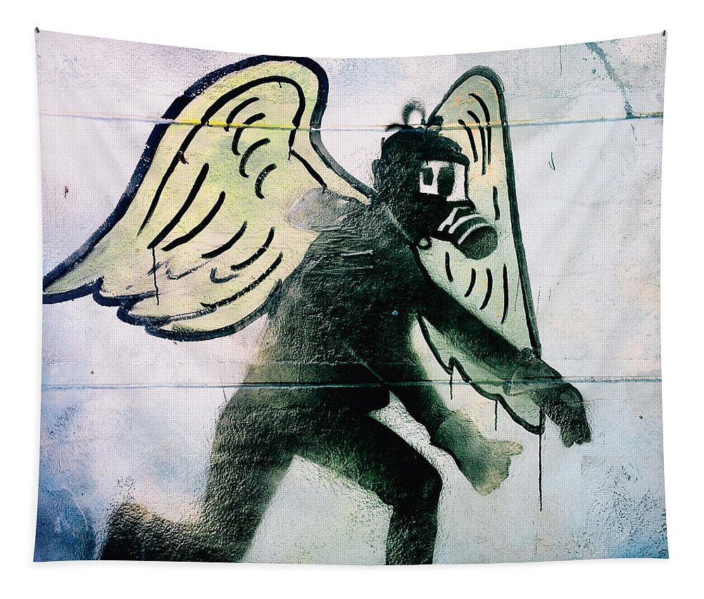 Egypt Tapestry featuring the photograph Fallen angel .. by A Rey