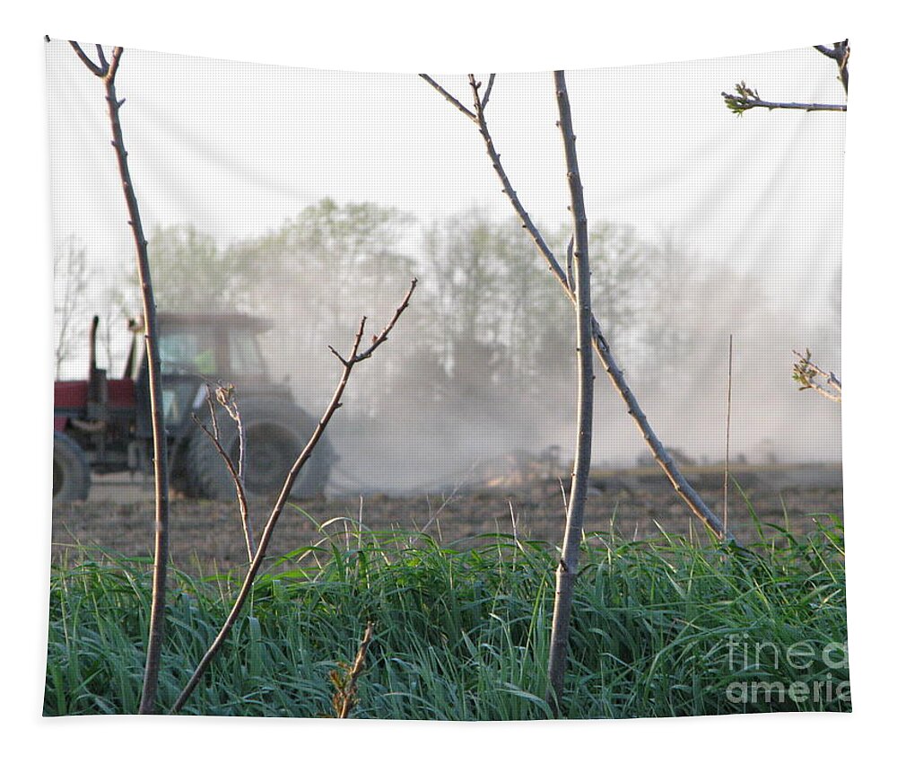 Farm Tapestry featuring the photograph Farm Life by Michael Krek