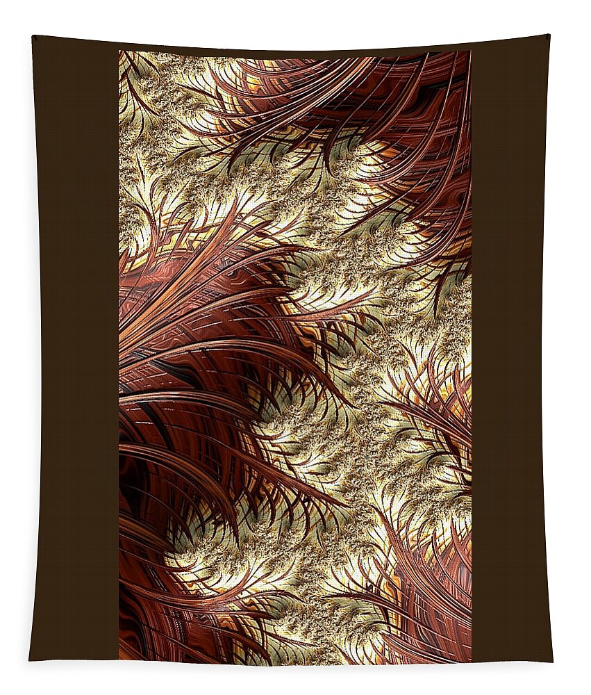 Fractals Tapestry featuring the photograph Feathers by Bill Owen