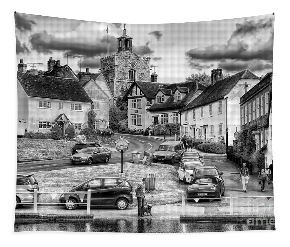 Essex Tapestry featuring the photograph Finchingfield Essex U K by Jack Torcello