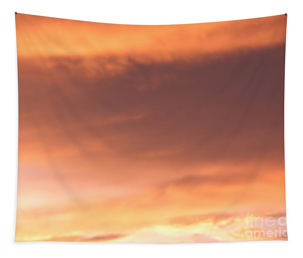Sky Tapestry featuring the photograph Fire Skyline by Joseph Baril