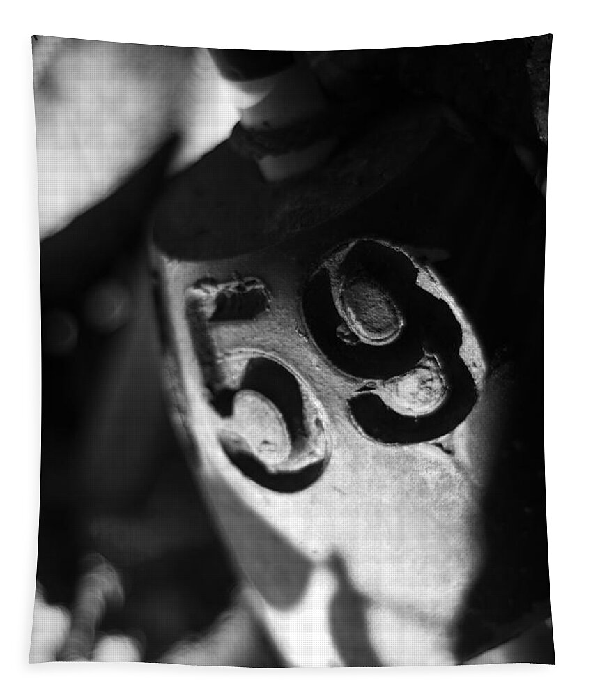 Float Tapestry featuring the photograph Float Number 59 - Black and White by Rebecca Sherman