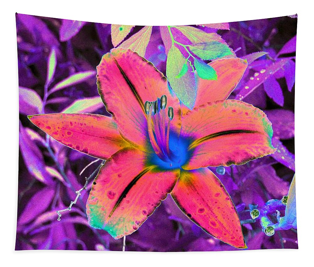 Flower Tapestry featuring the photograph Flower Power 1148 by Pamela Critchlow