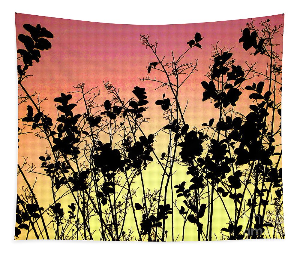  Agriculture Tapestry featuring the photograph Flowers in the backlight 2 by Amanda Mohler