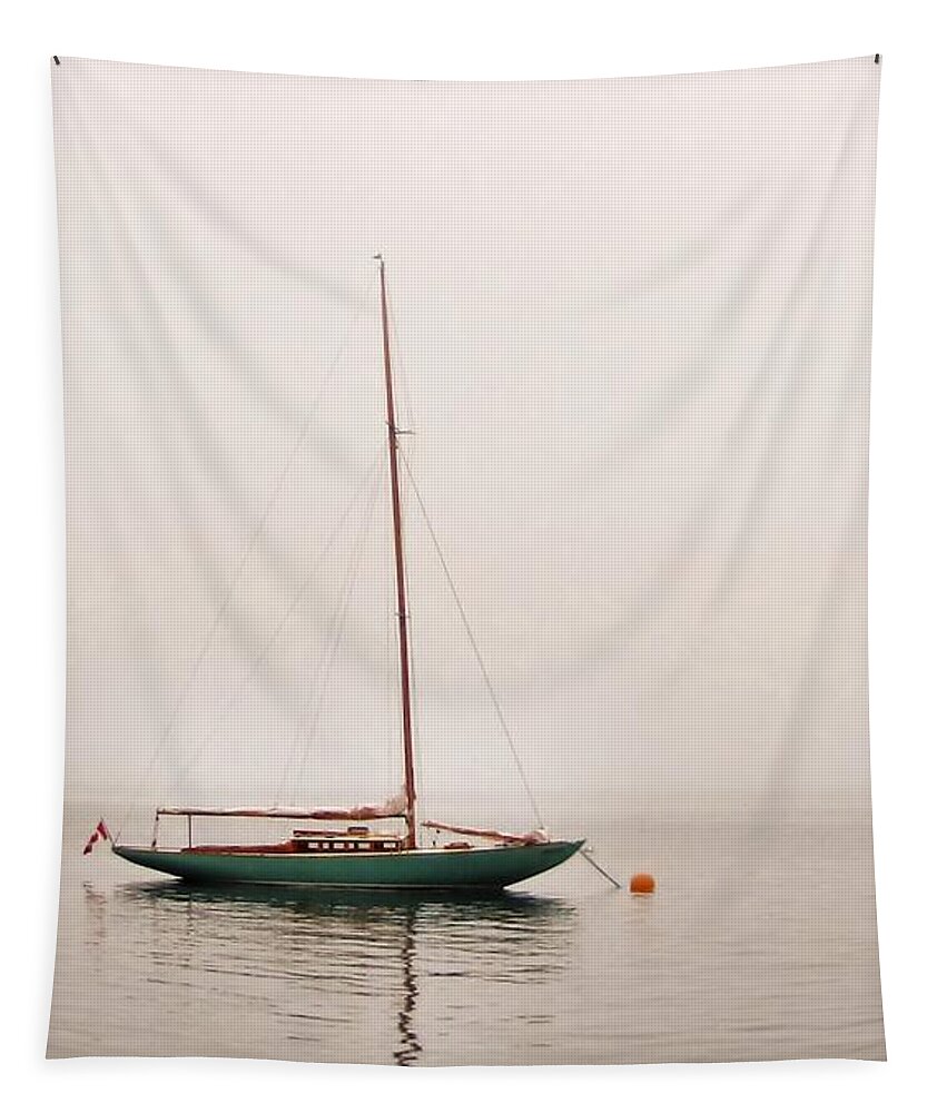 Fog Tapestry featuring the photograph Fogged In by Jennifer Wheatley Wolf