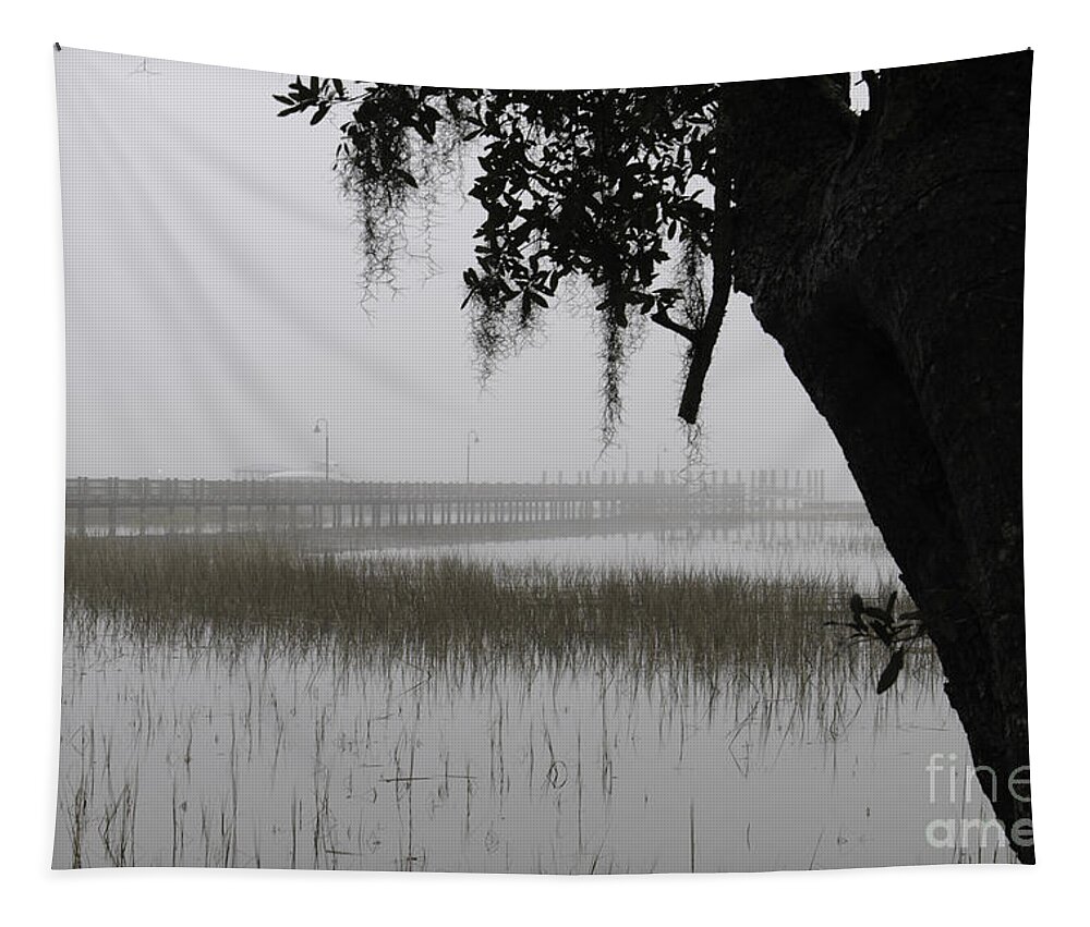 Fog Tapestry featuring the photograph Foggy Morning by Dale Powell
