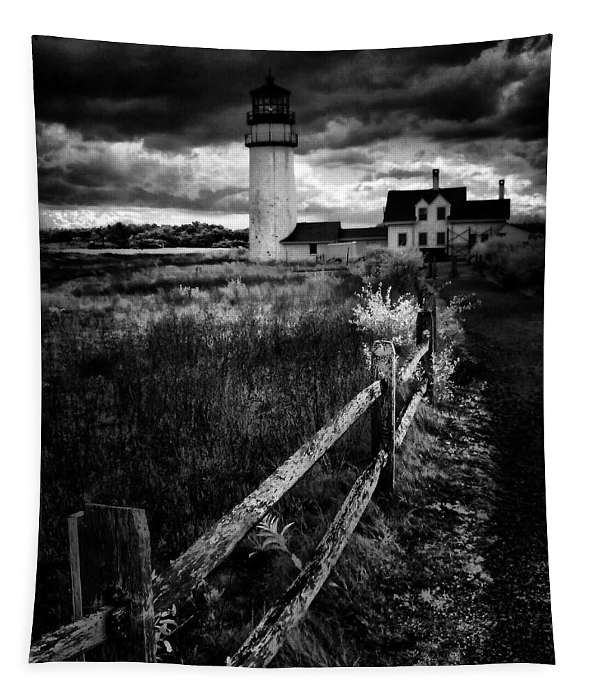 Lighthouses Tapestry featuring the photograph Follow Me by Robert McCubbin